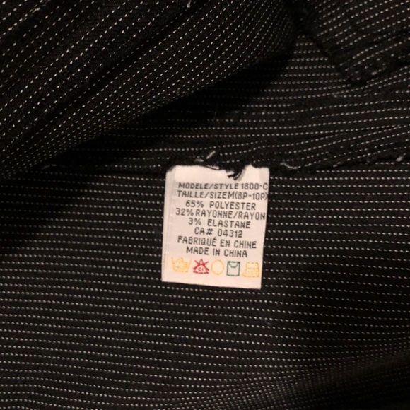 Vintage Jessica Petites zip up pinstripe vest - Picture 10 of 10